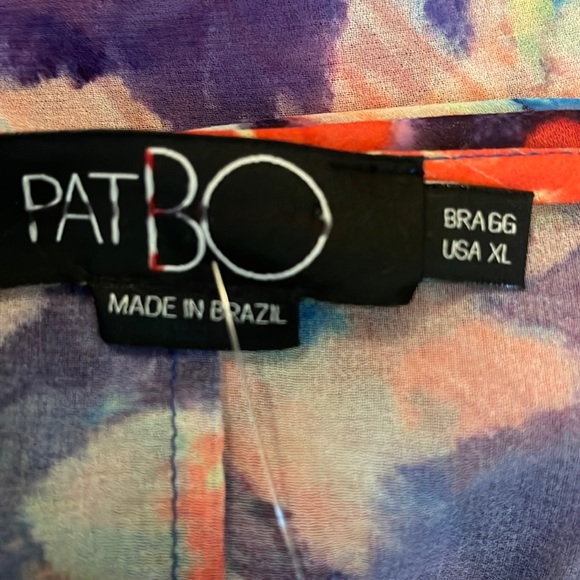 Anthropologie PatBO Violet Tie-Front Cover-Up Dress - Picture 6 of 8